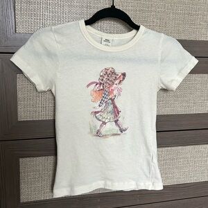 Cutesy Sheer Graphic Baby Tee
